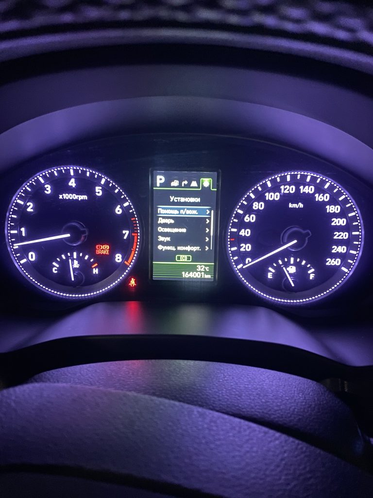 Русификация Hyundai Grandeur 2018 из Кореи